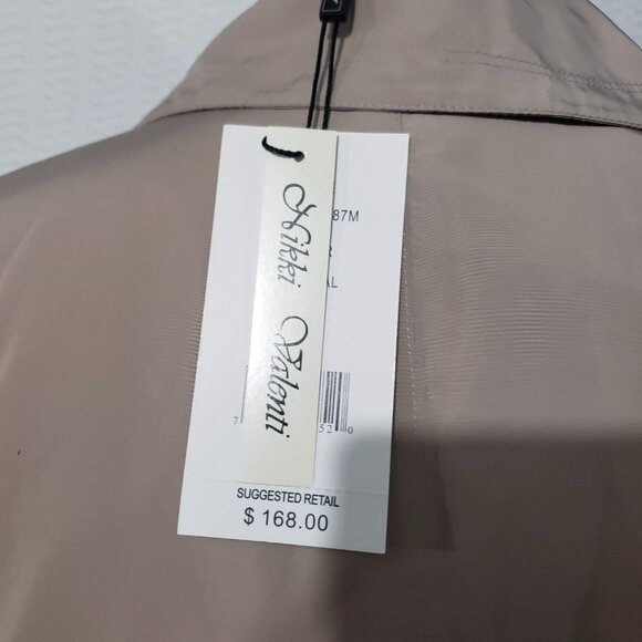 NWT Vtg Nikki Valenti Beige Silky Embroidered Jacket Blazer S $168 - Picture 6 of 13